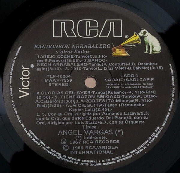 Bandoneón Arrabalero Y Otros Exitos