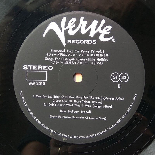 Songs For Distingué Lovers