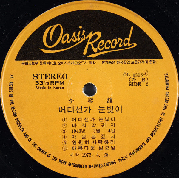 잊으라면 잊겠어요 / 어디선가 눈빛이