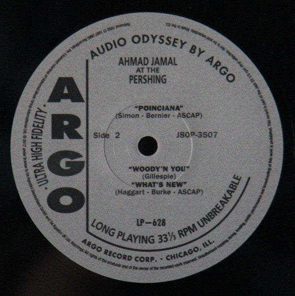 Ahmad Jamal At The Pershing