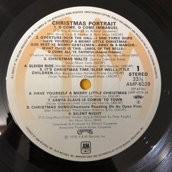 Release: Christmas Portrait-Vinyl-Japan-1978-AMP-6029-20984779