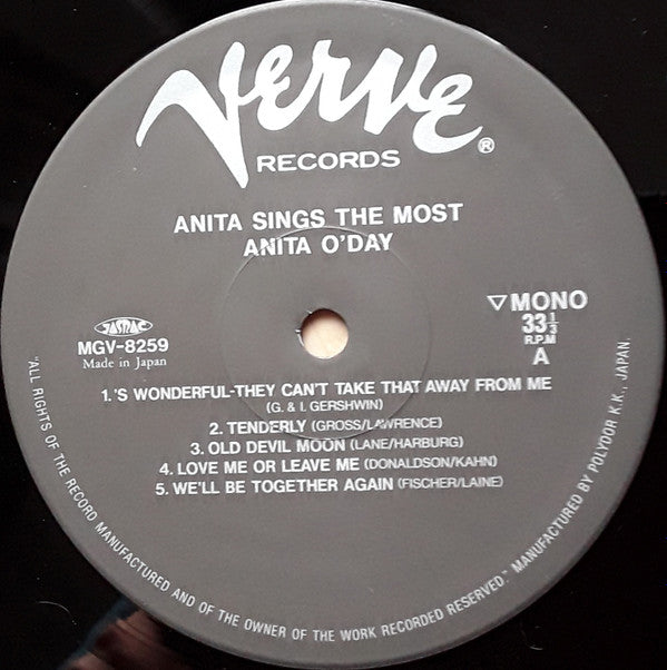 Anita Sings The Most