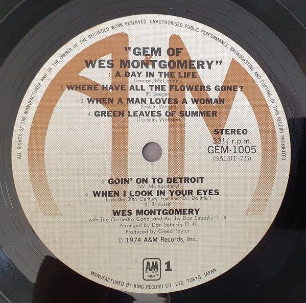 Gem Of Wes Montgomery