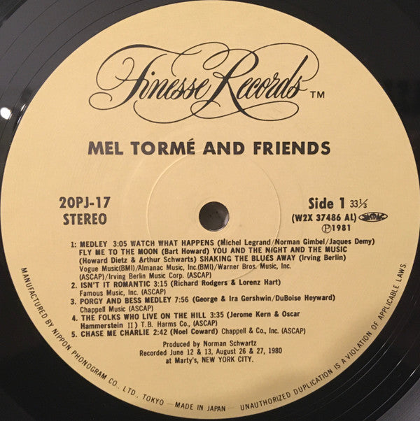 Mel Tormé And Friends
