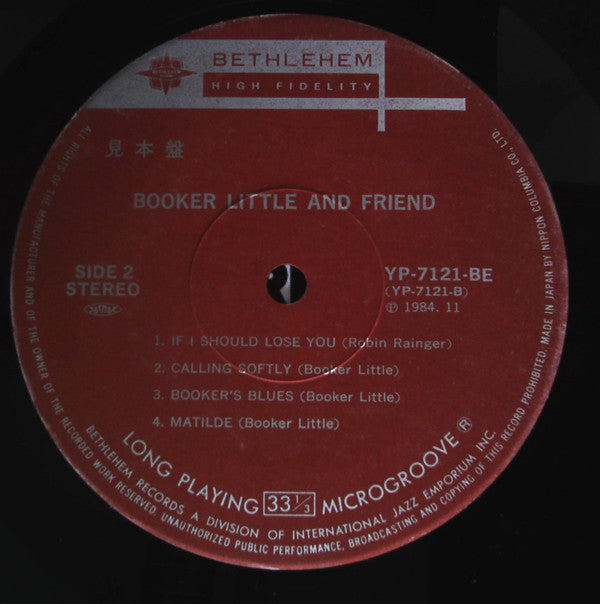 Booker Little And Friend*