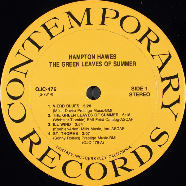 The Green Leaves Of Summer