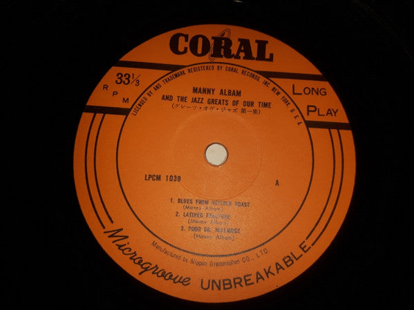 Manny Albam And The Jazz Greats Of Our Time Vol.1