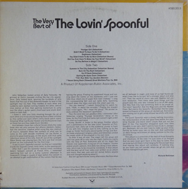 The Very Best Of The Lovin' Spoonful