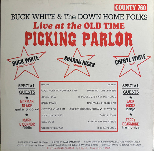 In Person (At Randy Wood's Old Time Picking Parlor)