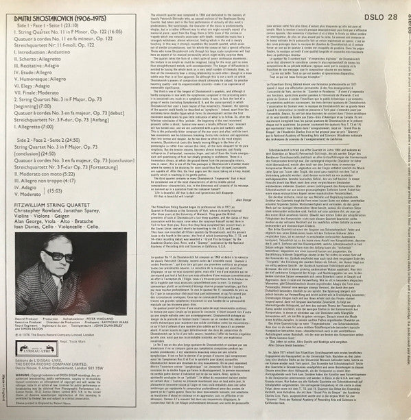 String Quartets Nos. 3 & 11