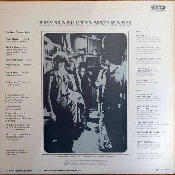 The Hans Staymer Band