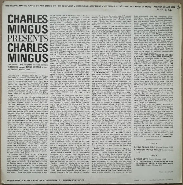 Presents Charles Mingus