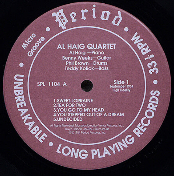Al Haig Quartet