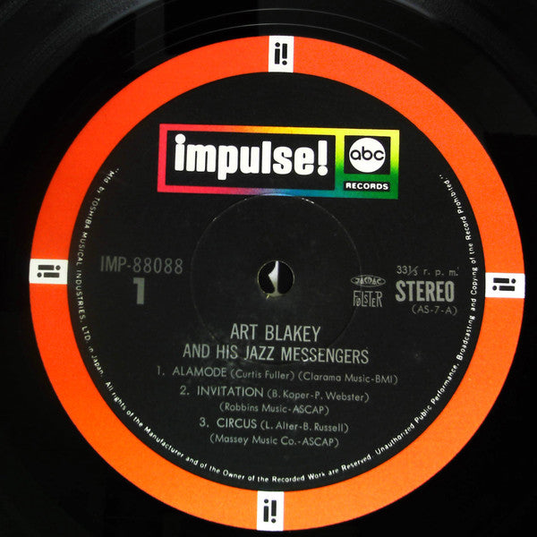 Art Blakey And His The Jazz Messengers
