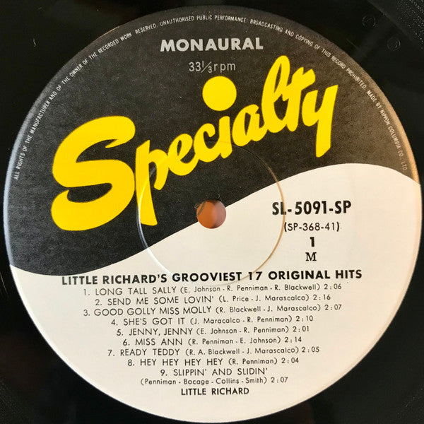Little Richard's Grooviest 17 Original Hits!