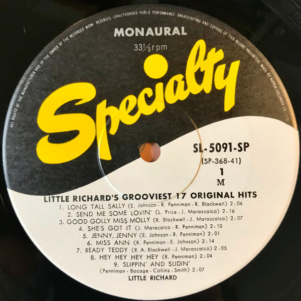 Little Richard's Grooviest 17 Original Hits!
