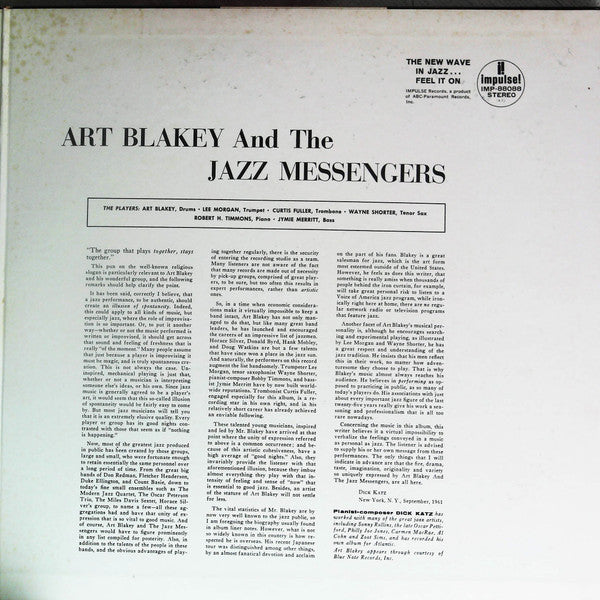 Art Blakey And His Jazz Messengers