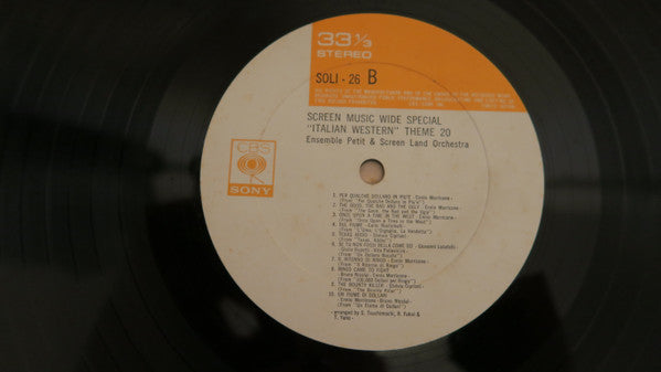 Screen Music Wide Special "Italian Western" Theme 20