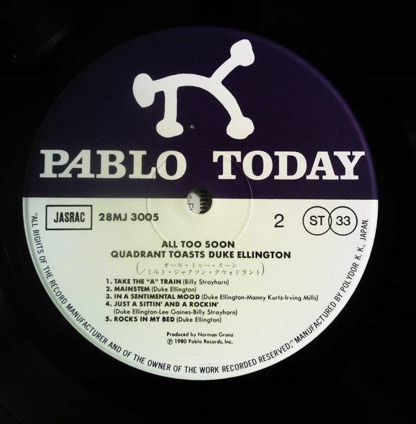 All Too Soon Quadrant Toasts Duke Ellington