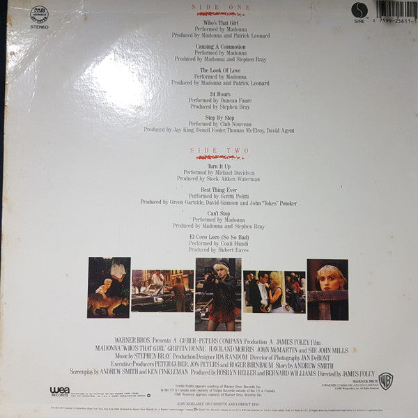 Who's That Girl (Original Motion Picture Soundtrack)