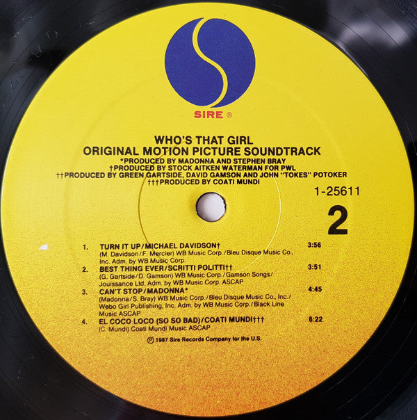 Who's That Girl (Original Motion Picture Soundtrack)