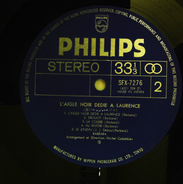 L'aigle Noir = 黒いワシ