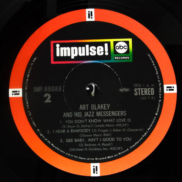 Art Blakey And His The Jazz Messengers