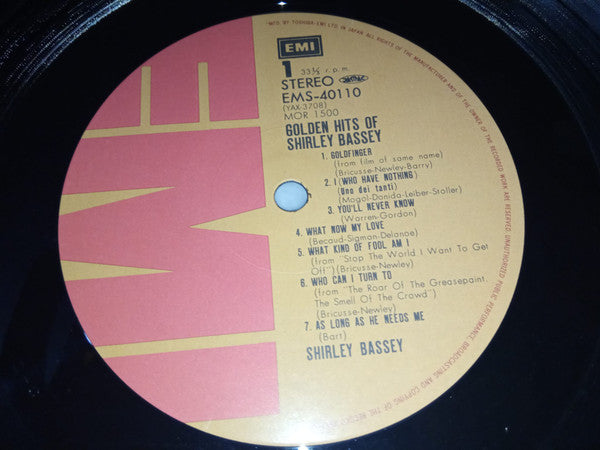 Golden Hits Of Shirley Bassey