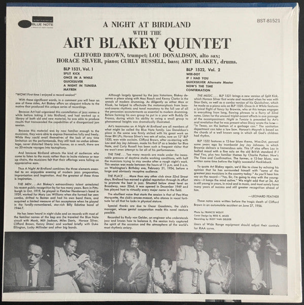 A Night At Birdland (Volume 1)