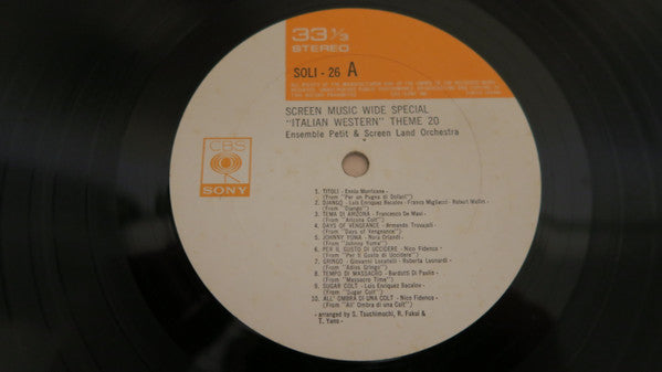 Screen Music Wide Special "Italian Western" Theme 20