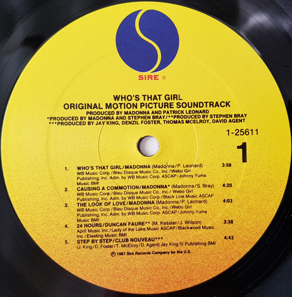 Who's That Girl (Original Motion Picture Soundtrack)