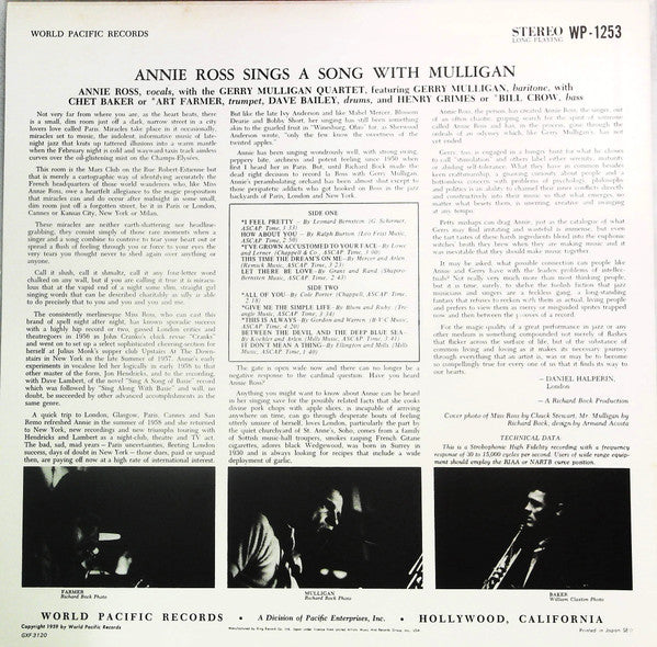 Sings A Song With Mulligan!