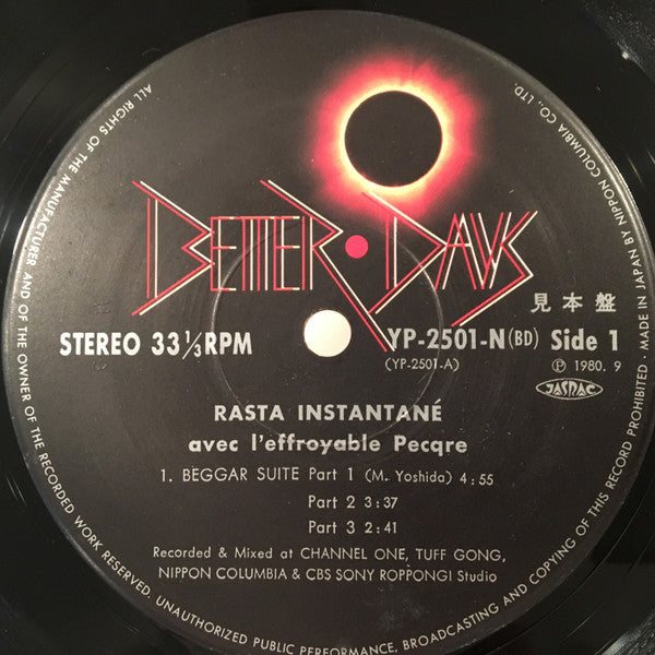 Rasta Instantané Avec L'Effroyable Pecqre