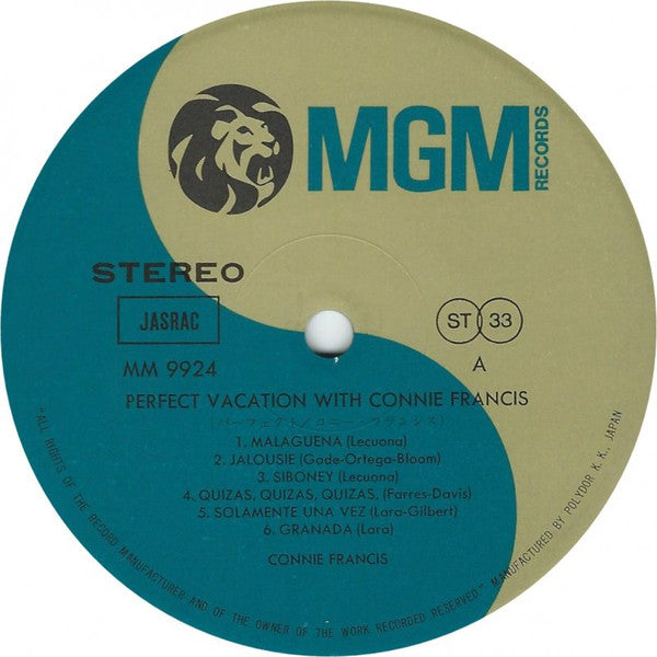 Perfect Vacation With Connie Francis
