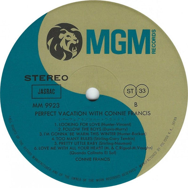 Perfect Vacation With Connie Francis
