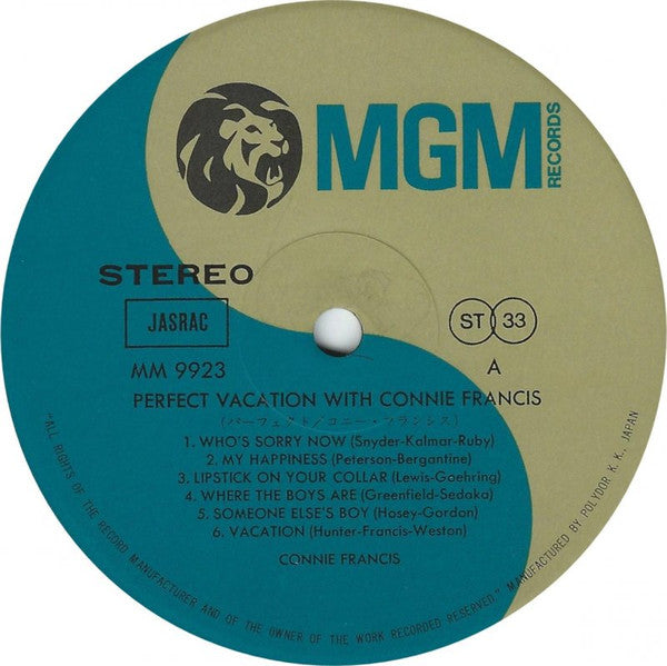 Perfect Vacation With Connie Francis
