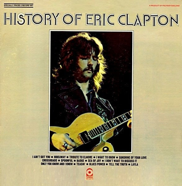 Release: History Of Eric Clapton-Vinyl-US-1972-SD 2-803-3971310