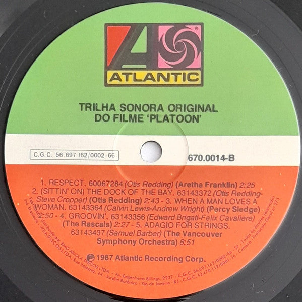 Platoon (Original Motion Picture Soundtrack)