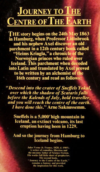 Journey To The Centre Of The Earth