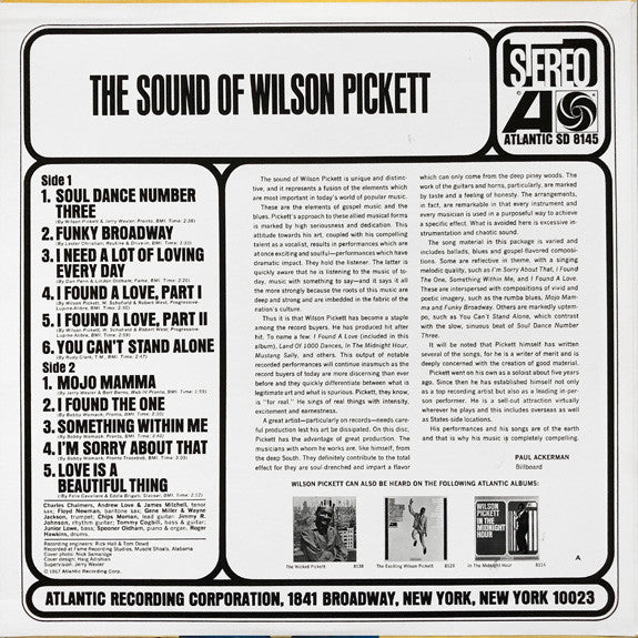 The Sound Of Wilson Pickett