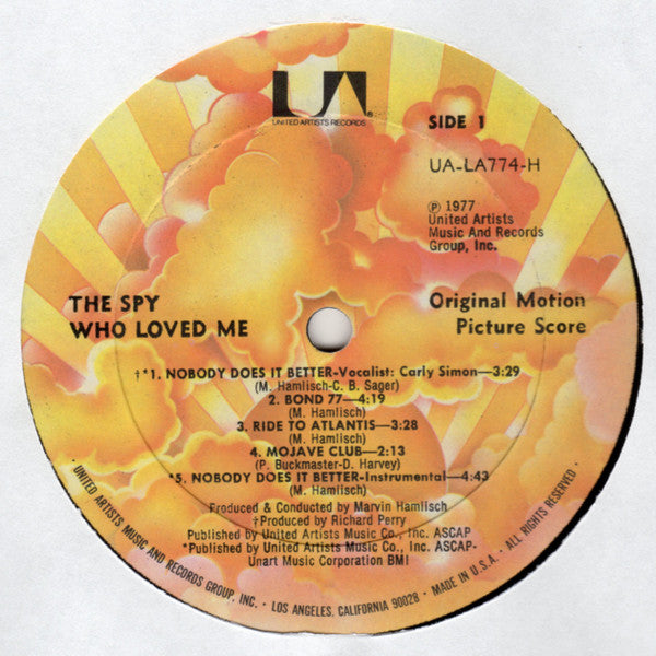 The Spy Who Loved Me (Original Motion Picture Score)