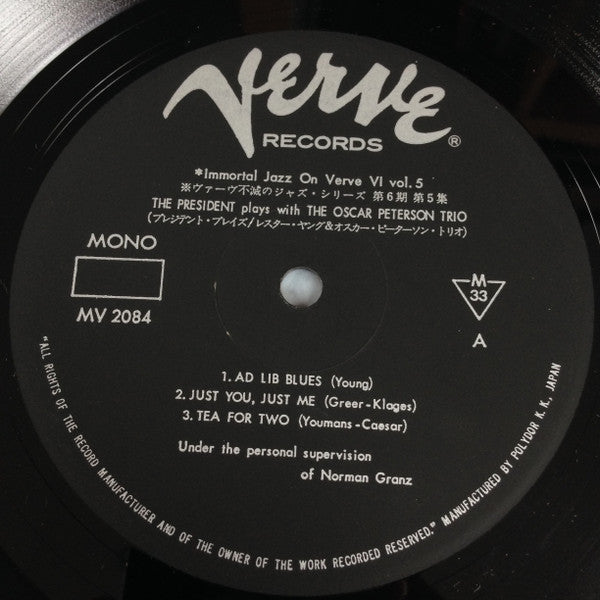 The President Plays With The Oscar Peterson Trio