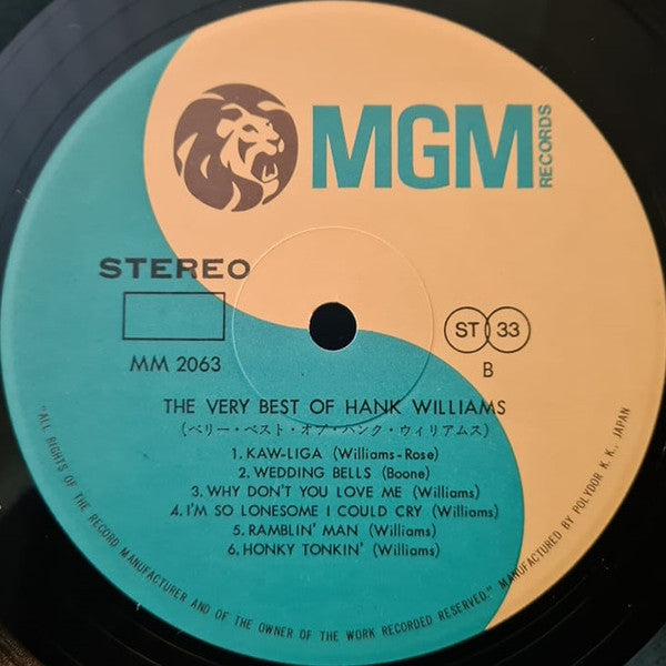 The Very Best Of Hank Williams