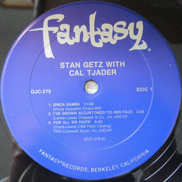 Stan Getz With Cal Tjader