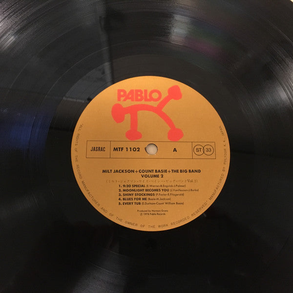 Milt Jackson + Count Basie + The Big Band Vol. 2