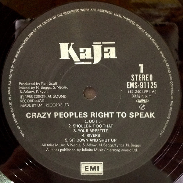 Crazy Peoples Right To Speak