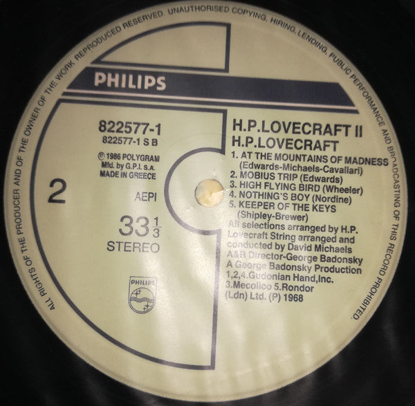 H.P. Lovecraft Il