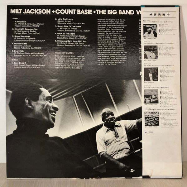 Milt Jackson + Count Basie + The Big Band Vol. 2