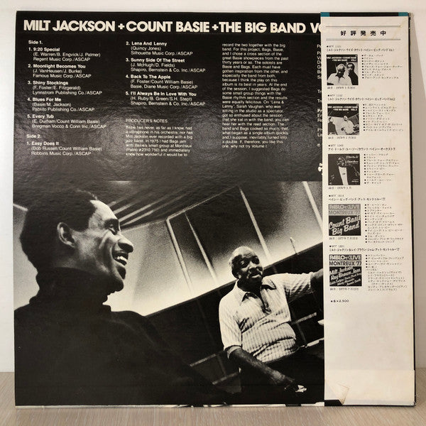 Milt Jackson + Count Basie + The Big Band Vol. 2