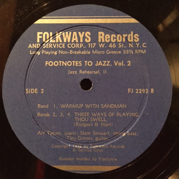 Footnotes To Jazz Vol. 2: Rehearsal